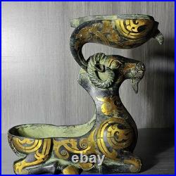 Old House Store Bronze Sheep Lantern Ornament, Vintage Style, Dimensions Not Spe