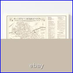 Old Map of Charleston, SC 1946 Vintage Charleston South Ca Old Map of Charleston, SC 1946 Vintage Charleston South Ca