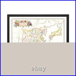 Old Map of China 1665 Vintage China Art Wall Decor