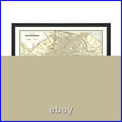 Old Map of Dublin 1901 Vintage Ireland Art Wall Decor Prin Old Map of Dublin 1901 Vintage Ireland Art Wall Decor Prin