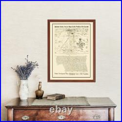 Old Map of Hollydale, CA 1923 Vintage Hollydale California