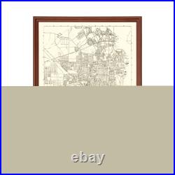 Old Map of Jacksonville, FL 1929 Vintage Jacksonville Flor