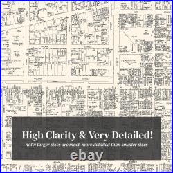 Old Map of New Haven, CT 1946 Vintage New Haven Connecticu