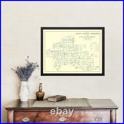 Old Map of Scott County, IN 1910 Vintage Indiana Art Old Map of Scott County, IN 1910 Vintage Indiana Art