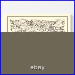 Old Map of Yosemite National Park, CA 1946 Vintage Yosemit Old Map of Yosemite National Park, CA 1946 Vintage Yosemit