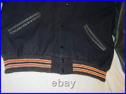 Old School U. S. A. Varsity Letterman Jacket Coat Pontiac Club Street Rat Rod XL