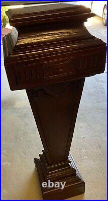 Old Standing Empire style Pedestal Plant Stand Holy Water Font stoup Benitier