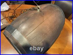 Old Style Beer Barrel Rotating Motion Sign Vintage Heilemen