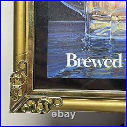 Old Style Beer Digital Clock Vtg. ©1986 Light Lighted Sign Man Cave Decor