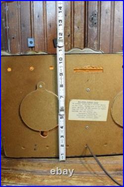 Old Style Beer Lighted 3 Panel Sign Tiffany Vintage 1976 Lights Up Parts Repair