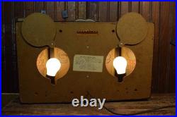 Old Style Beer Lighted 3 Panel Sign Tiffany Vintage 1976 Lights Up Parts Repair