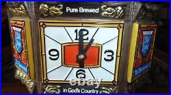 Old Style Beer Sign Clock Vintage Motion