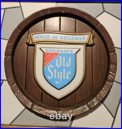 Old Style Beer Sign Light Up Vintage Old Style Beer Sign Light Up Vintage