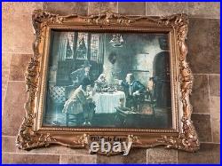 Old Style Beer Sign Vacuform Gold Plastic Art Decco Frame Vintage Ex Cool L@@k