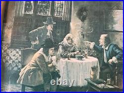 Old Style Beer Sign Vacuform Gold Plastic Art Decco Frame Vintage Ex Cool L@@k