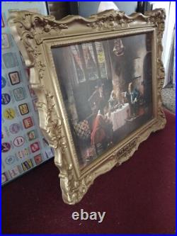 Old Style Beer Sign Vacuform Gold Plastic Art Decco Frame Vintage Ex Cool L@@k