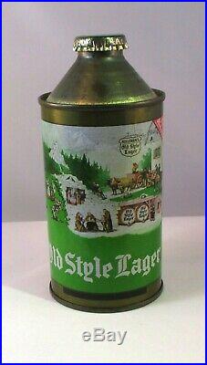 Old Style Black out version Vintage Cone Top Beer Can