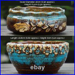 Old Style Flower Pot Ceramic VINTAGE Large Planter Home Decorative Gift Ornament