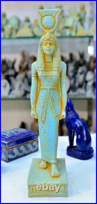 Old Style Museum Piece of Hathor Egyptian Pharaonic Statue
