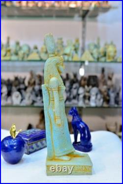 Old Style Museum Piece of Hathor Egyptian Pharaonic Statue