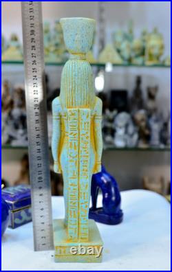 Old Style Museum Piece of Hathor Egyptian Pharaonic Statue