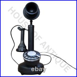 Old-Style Rotary Candlestick Phone Vintage Telephone Home Decoration Old-Style Rotary Candlestick Phone Vintage Telephone Home Decoration
