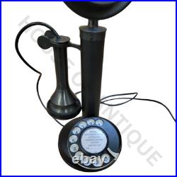 Old-Style Rotary Candlestick Phone Vintage Telephone Home Decoration Old-Style Rotary Candlestick Phone Vintage Telephone Home Decoration