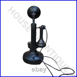 Old-Style Rotary Candlestick Phone Vintage Telephone Home Decoration Old-Style Rotary Candlestick Phone Vintage Telephone Home Decoration