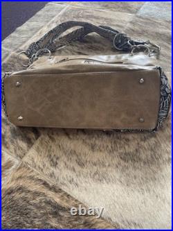 Old Style Vintage Hand Bag Purse Brown Leather Shoulder Bag