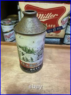 Old Style cone top beer can Old Style Brewing Co Lacrosse Wi Old Vintage