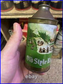 Old Style cone top beer can Old Style Brewing Co Lacrosse Wi Old Vintage