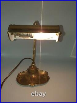 Old Vintage Art Nouveau Style OMI Table Lamp