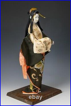 Old Vintage Japanese GEISHA DOLL -Traditional Style- Kyoto Tanakaya Product