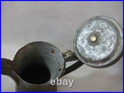 Old Vintage Large Islamic Turkish Style Copper/brass Hallmarked Teapot/pitcher