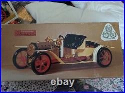 Old Vintage Mamod Steam Car Toy Model 1920s Style Roadster In Cream