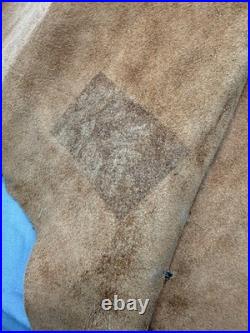 Old Vintage Native American Style Buckskin Leather HAND MADE War Shirt