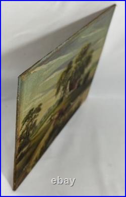 Old Vintage Original McKeown Dutch Style Landscape Oil Painting Signed & Framed