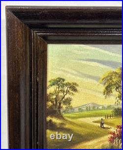 Old Vintage Original McKeown Dutch Style Landscape Oil Painting Signed & Framed