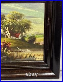 Old Vintage Original McKeown Dutch Style Landscape Oil Painting Signed & Framed Old Vintage Original McKeown Dutch Style Landscape Oil Painting Signed & Framed