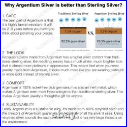 Old Vintage Style Solid 935 Argentium Silver Rectangle Link Men's Bracelets Old Vintage Style Solid 935 Argentium Silver Rectangle Link Men's Bracelets