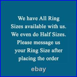 Old Vintage Style Solitaire Lab-Created Diamond 925 Sterling Silver Women Ring