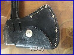 Old Vintage Western USA Black Beauty Boulder Colo Knife Hatchet Axe F39 Style