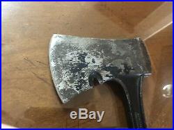 Old Vintage Western USA Black Beauty Boulder Colo Knife Hatchet Axe F39 Style