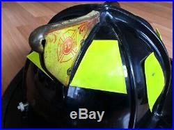 Old Vtg Cairns & Bros Fire Rescue Helmet 880 Style Firefighter Fireman Safety