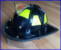 Old Vtg Cairns Fire Rescue Helmet 880 Style Firefighter Fireman Safety Shield