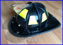 Old Vtg Cairns Fire Rescue Helmet 880 Style Firefighter Fireman Safety Shield