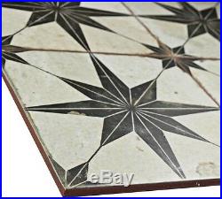 Old World Vintage Style Ceramic Floor & Wall Tiles 5 tiles, 11.1 SF Per Case