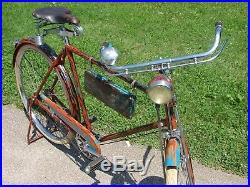 Old custom hand painted bike antique vintage bicycle rat rod style 28 unique