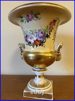 Old paris sevres style urn hand painted porcelain antique 19th century