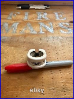 Old school vintage 80s Bmx free style GT seatpost clamp 25.4 used white(hutch)